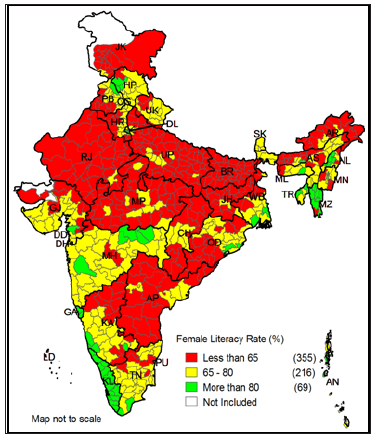 Figure 6: Classification of Indian districts according tothe effective ...